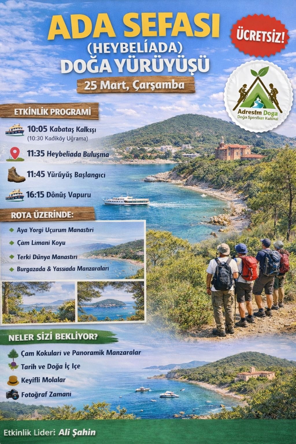 ADA SEFASI (HEYBELİADA)DOĞA YÜRÜYÜŞÜ