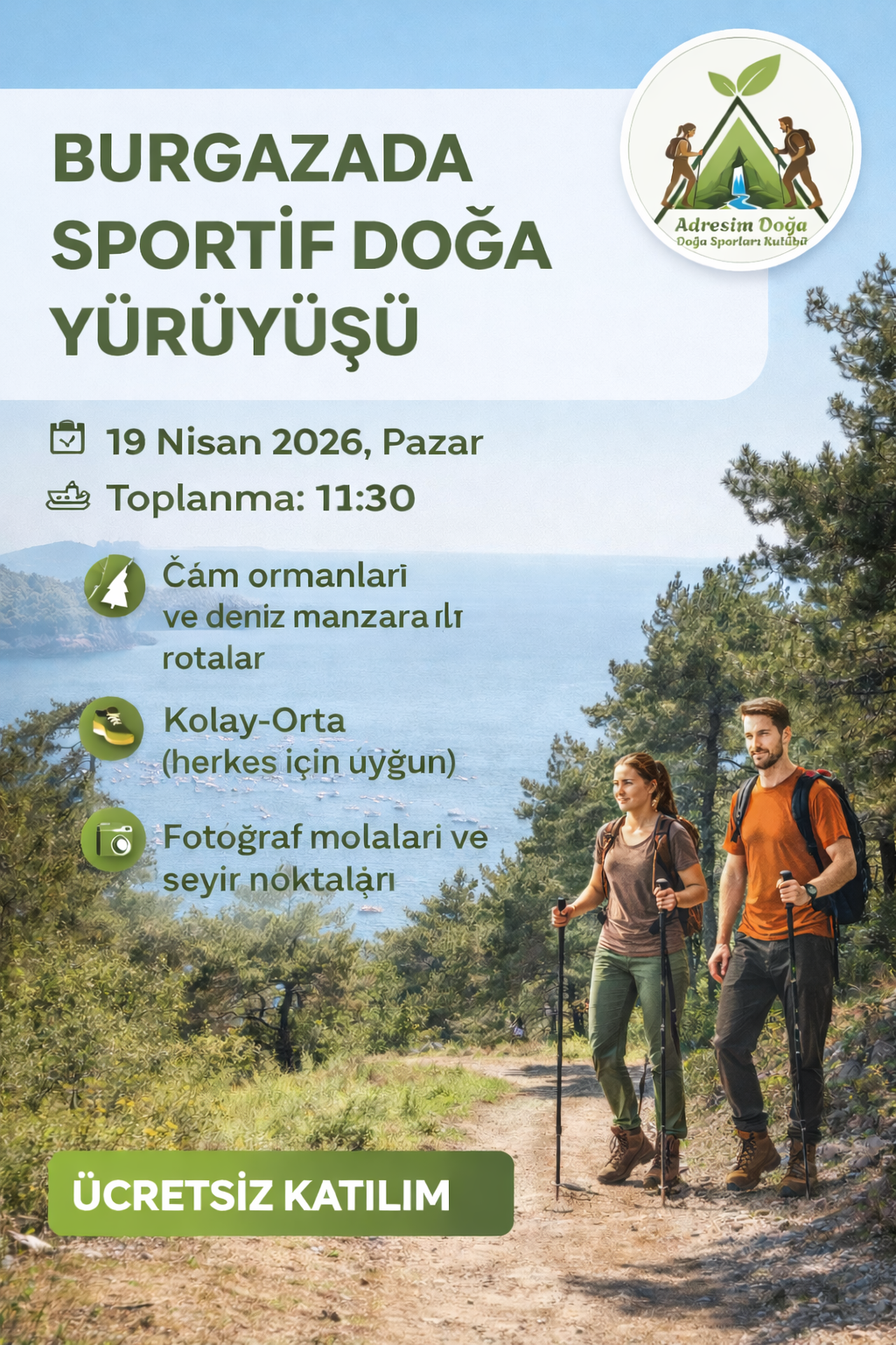 🏝️ BURGAZADA SPORTİF DOĞA YÜRÜYÜŞÜ 🥾🌿