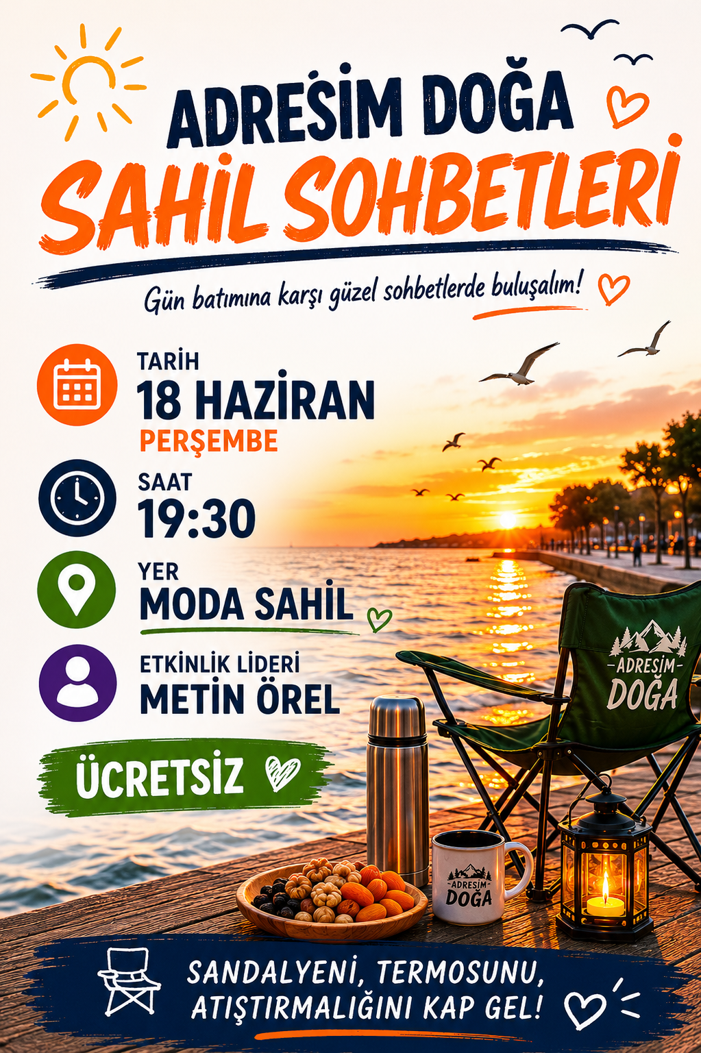 ADRESİM DOĞA SAHİL SOHBETLERİ ☕️🌊🌅