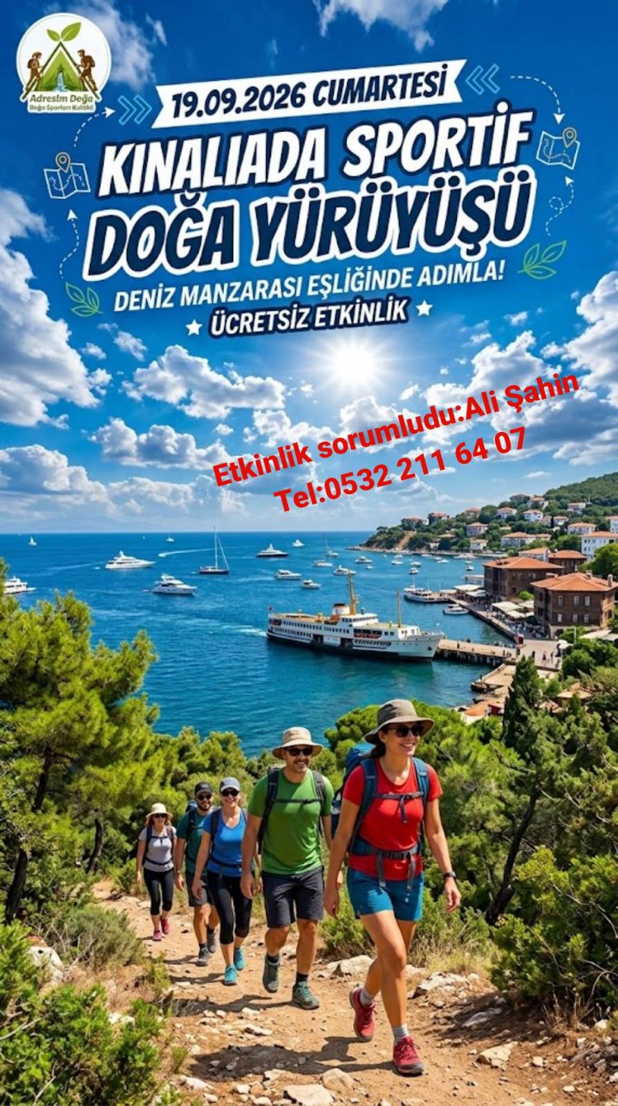 KINALIADA SPORTİF DOĞA YÜRÜYÜŞÜ