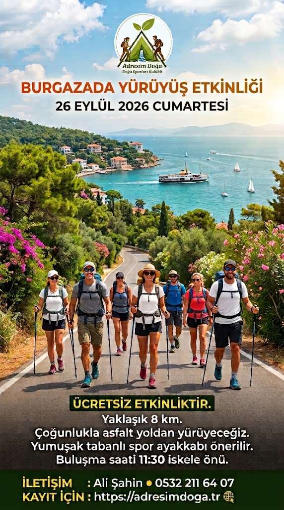 BURGAZADA SPORTİF DOĞA YÜRÜYÜŞÜ