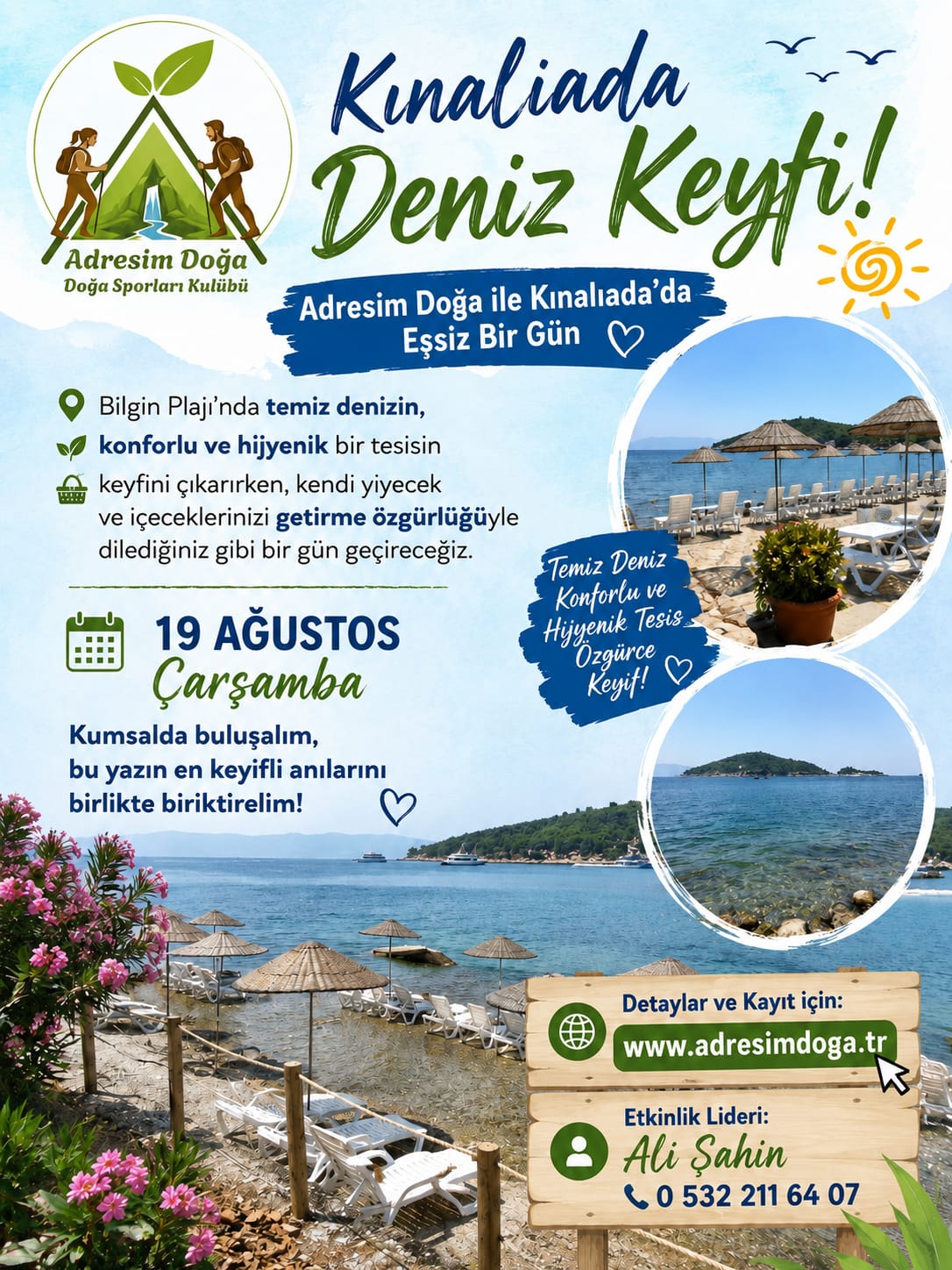 KINALIADA’DA DENİZ KEYFİ