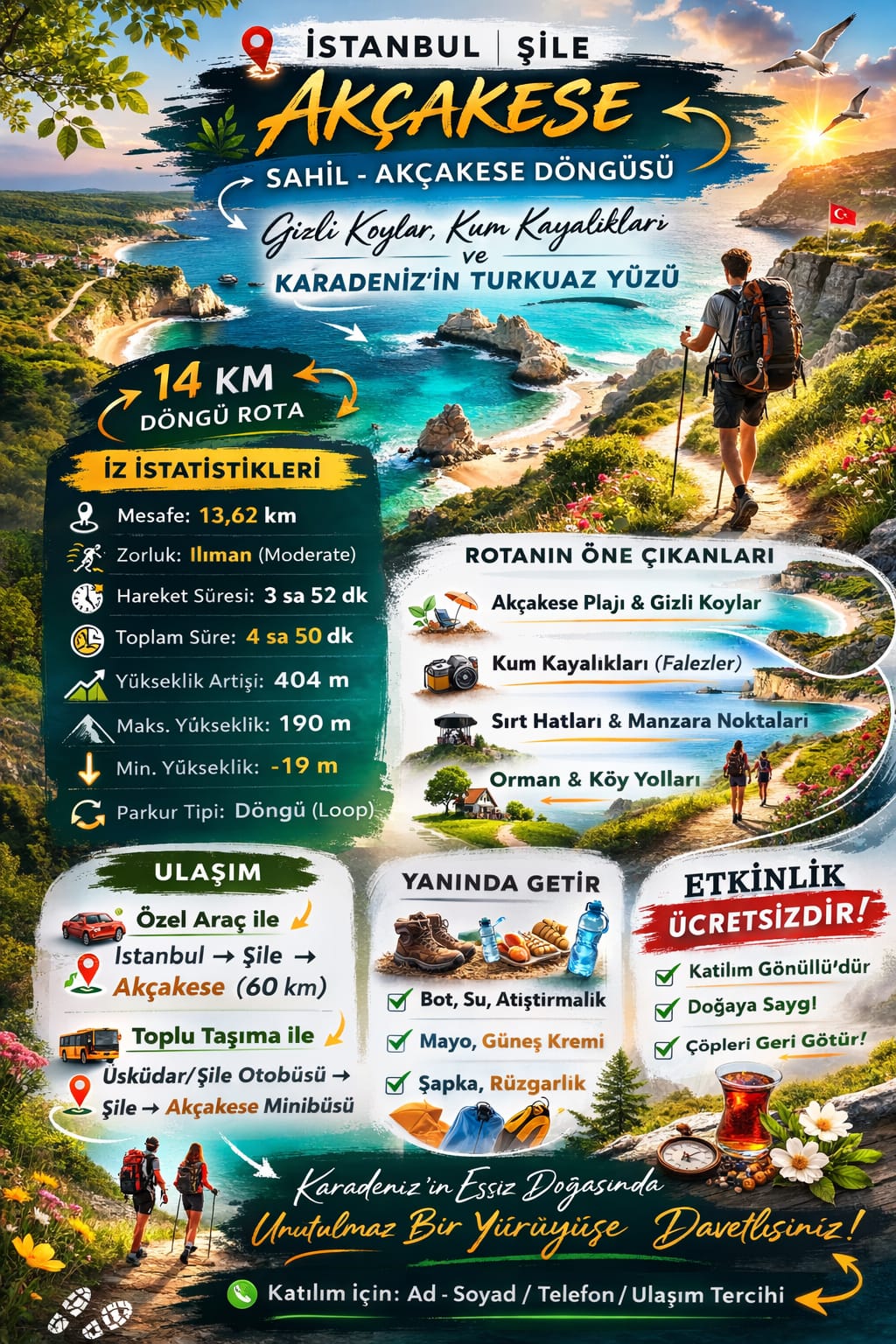 AKÇAKESE SPORTİF DOĞA YÜRÜYÜŞÜ